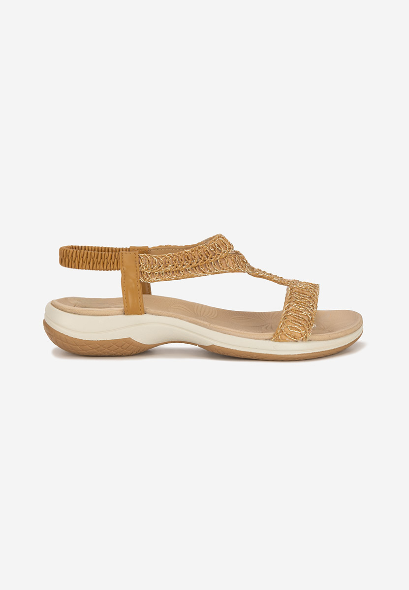 Sandale fara toc Ramonia camel