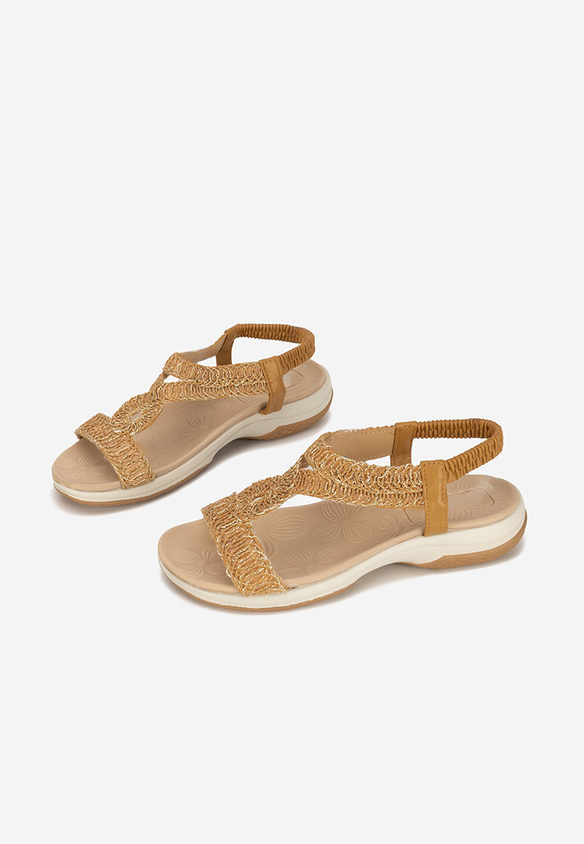 Sandale fara toc Ramonia camel