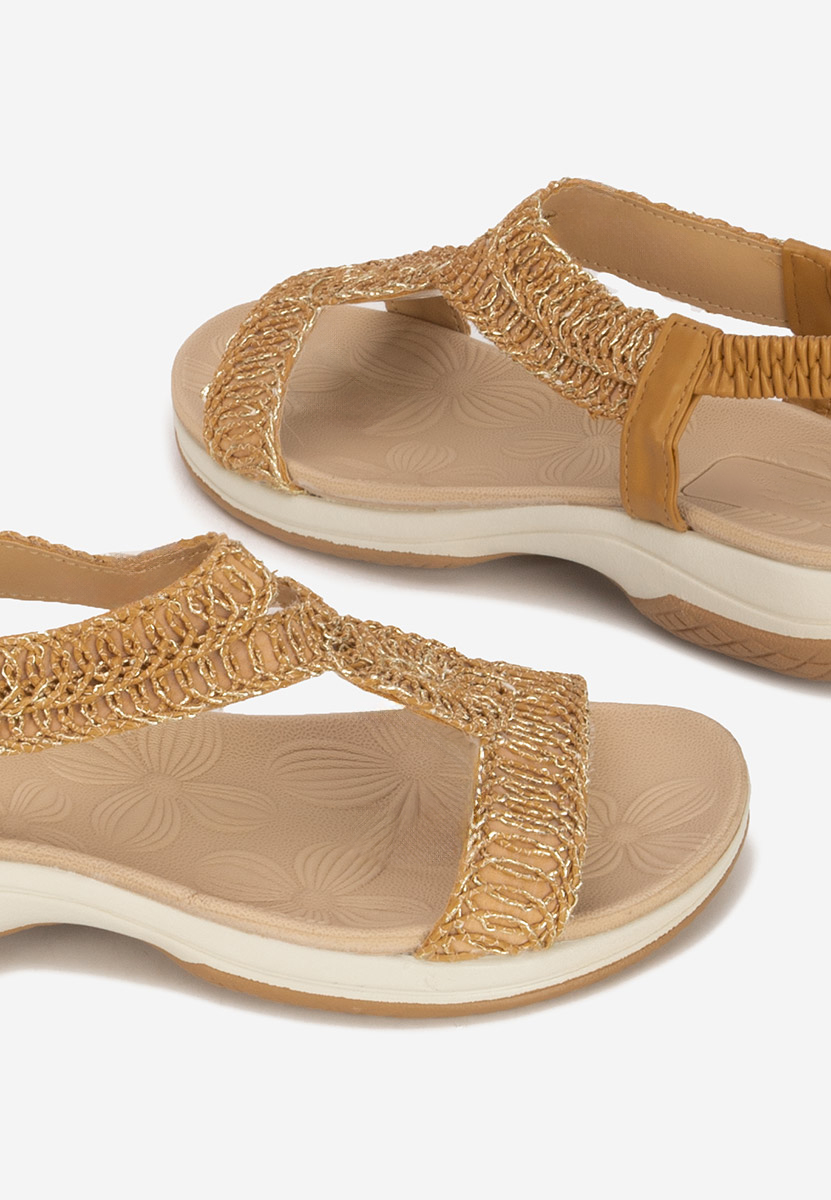 Sandale fara toc Ramonia camel