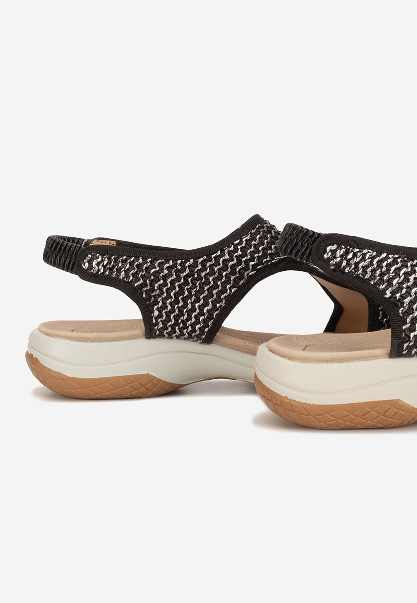 Sandale fara toc Amenia negre