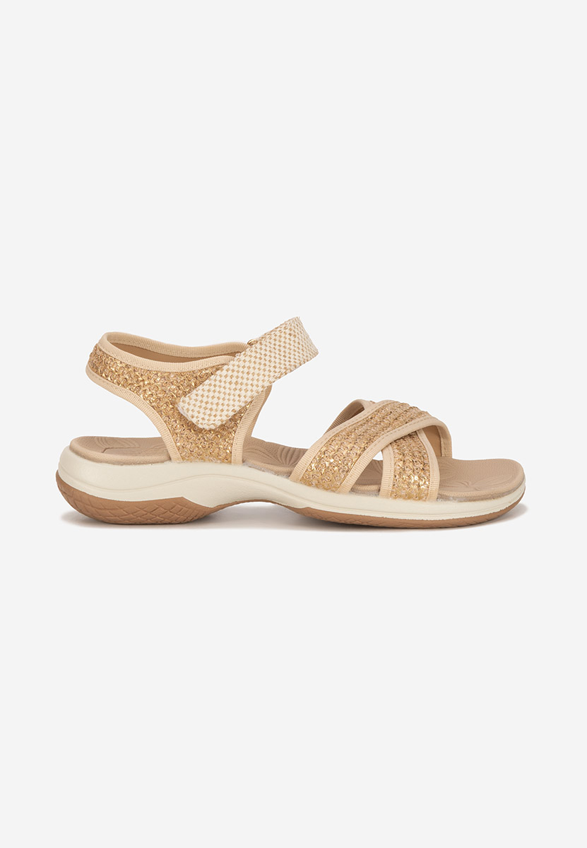 Sandale fara toc Jianina kaki