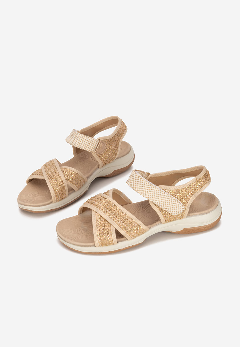 Sandale fara toc Jianina kaki