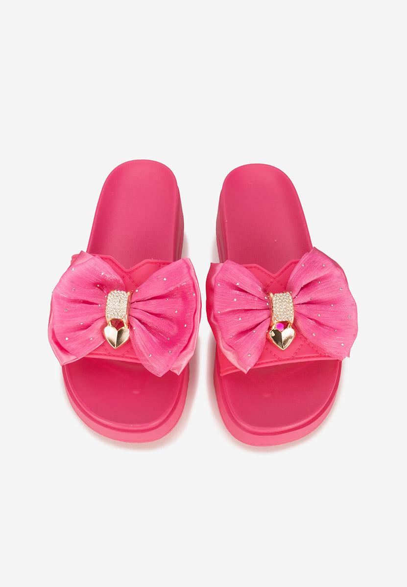 Papuci cu platformă Karmelita fucsia