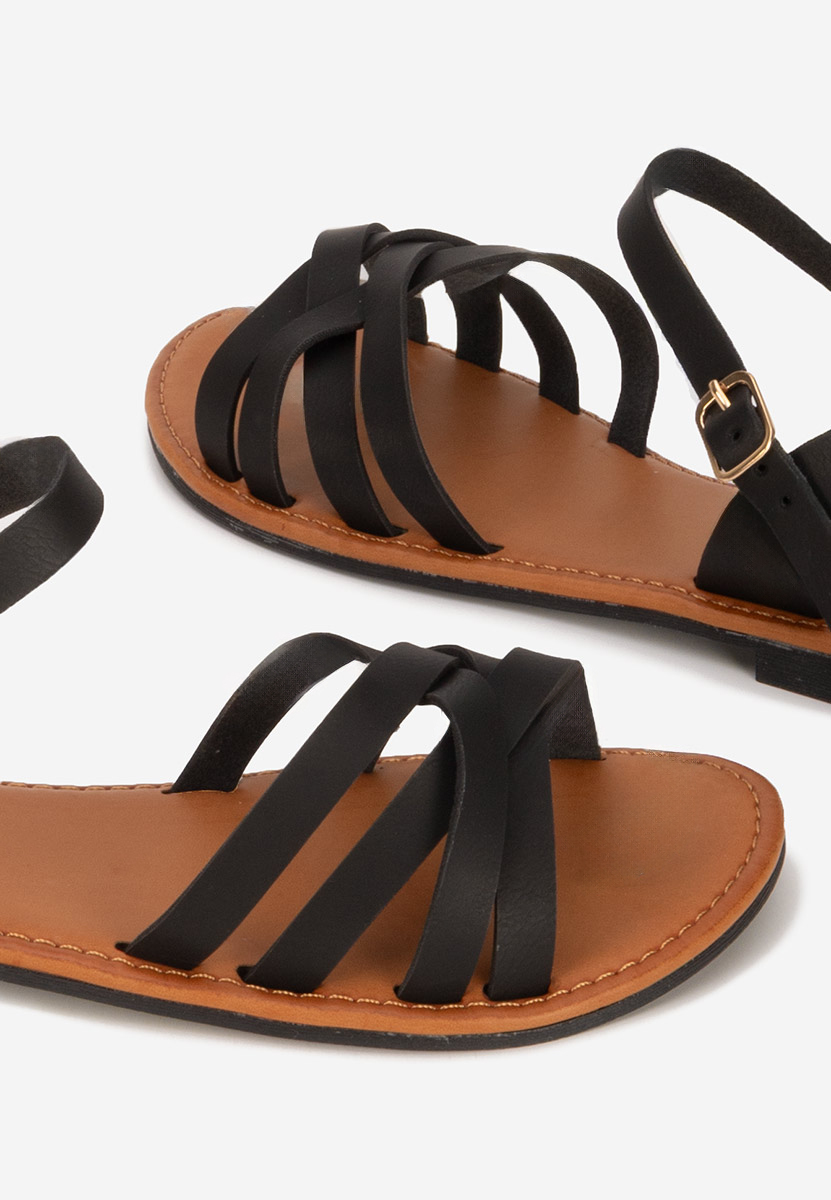 Sandale fara toc Esmaya negre