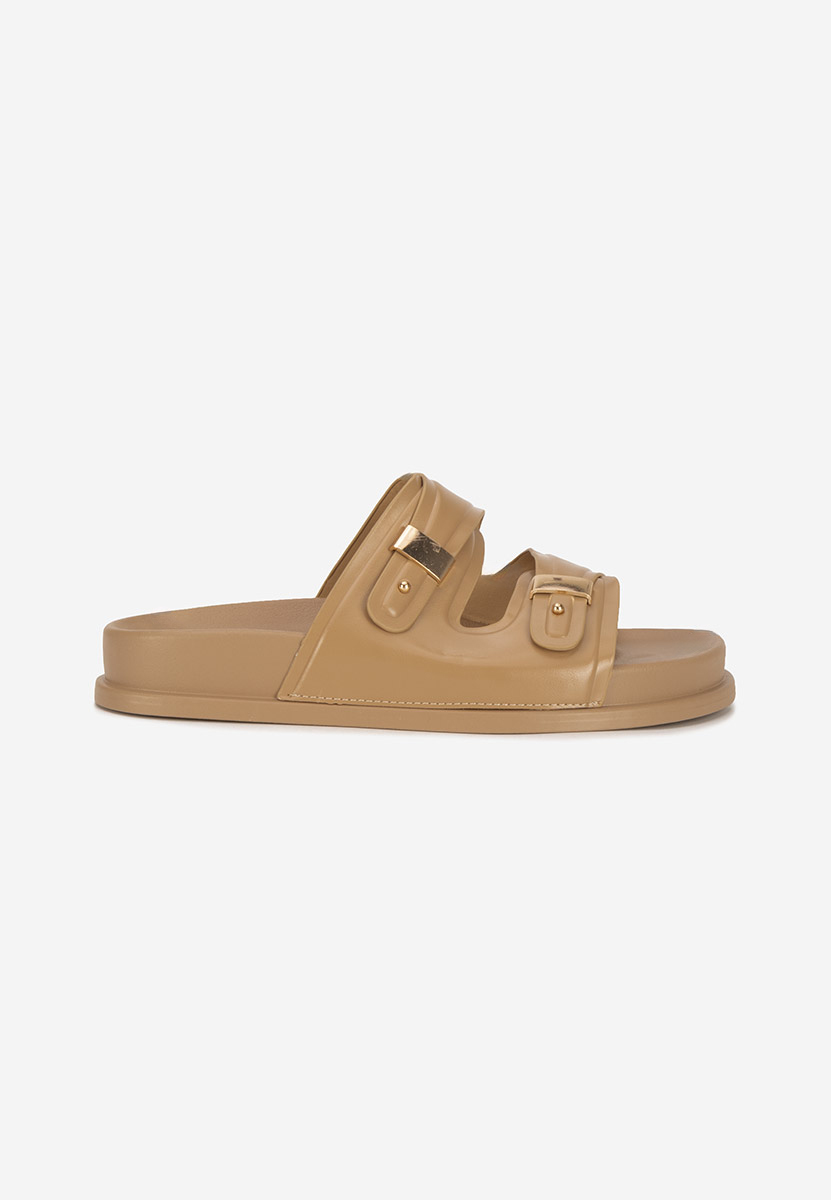 Papuci cu platformă Carmenta kaki