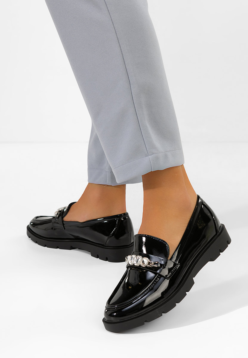 Mocasini dama lacuiti Anselia negri