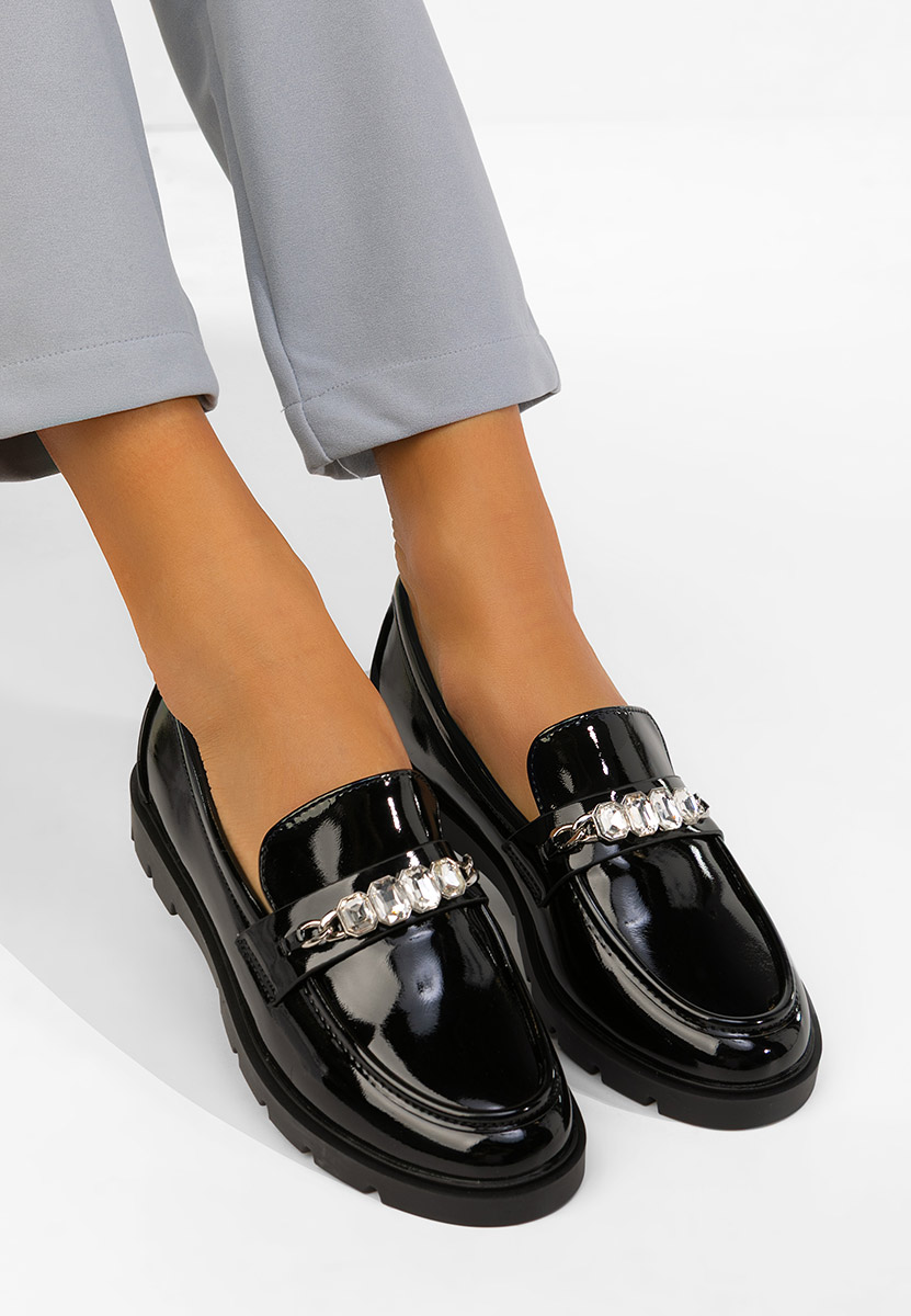 Mocasini dama lacuiti Anselia negri