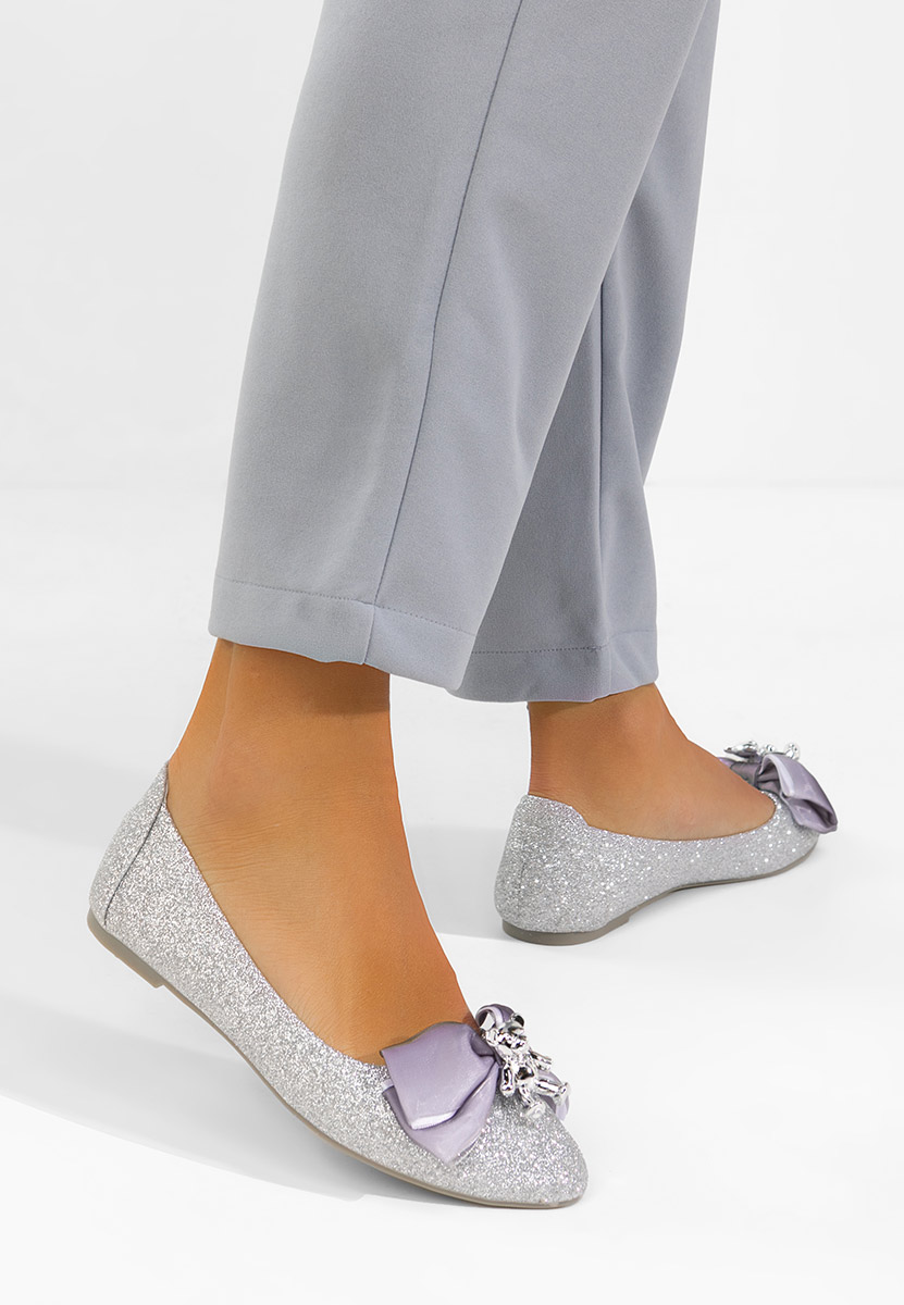 Balerini eleganti Adelyma argintii