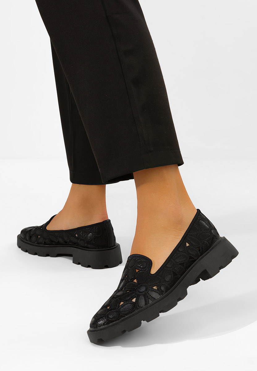 Pantofi casual dama Sorika negri