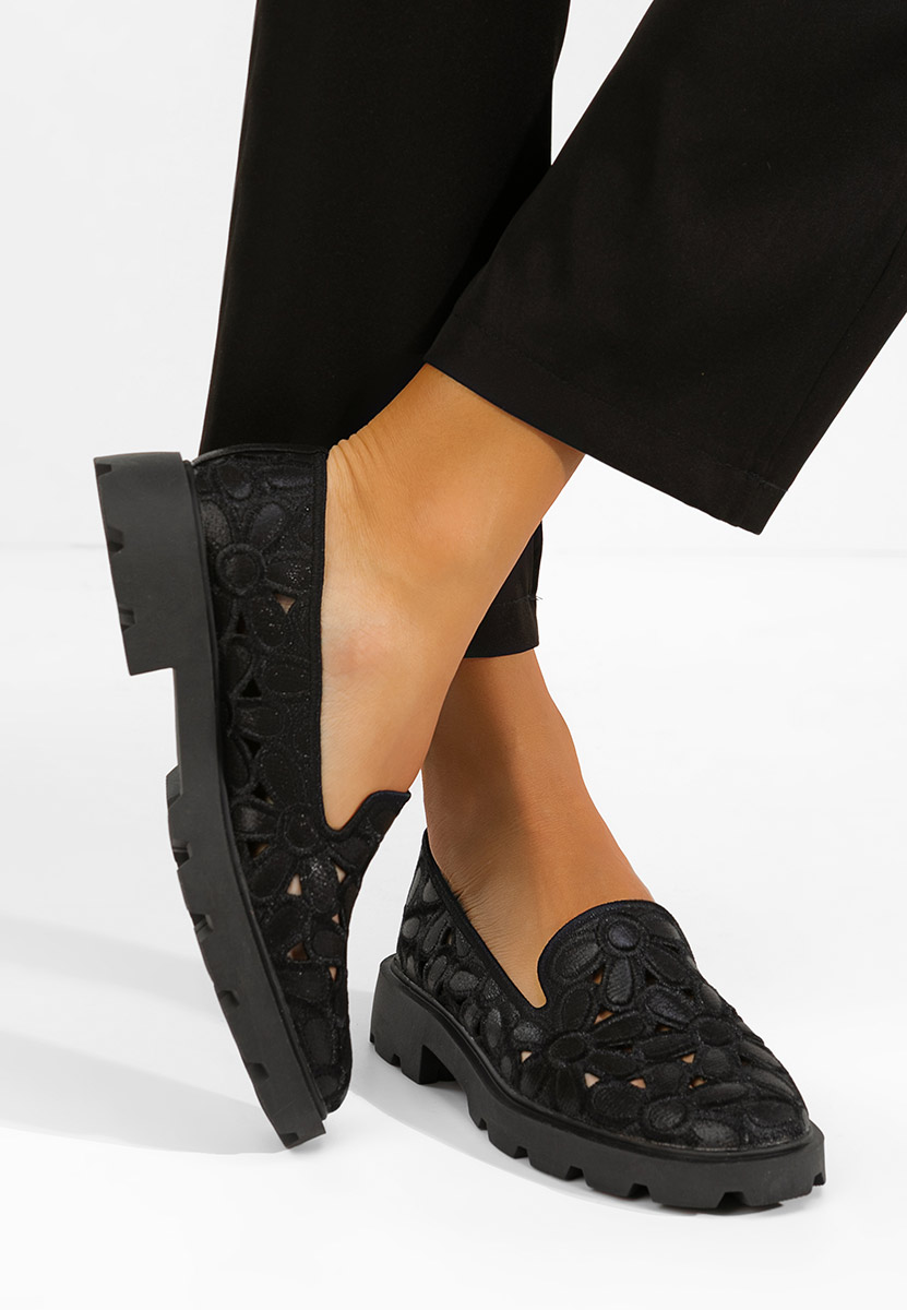 Pantofi casual dama Sorika negri