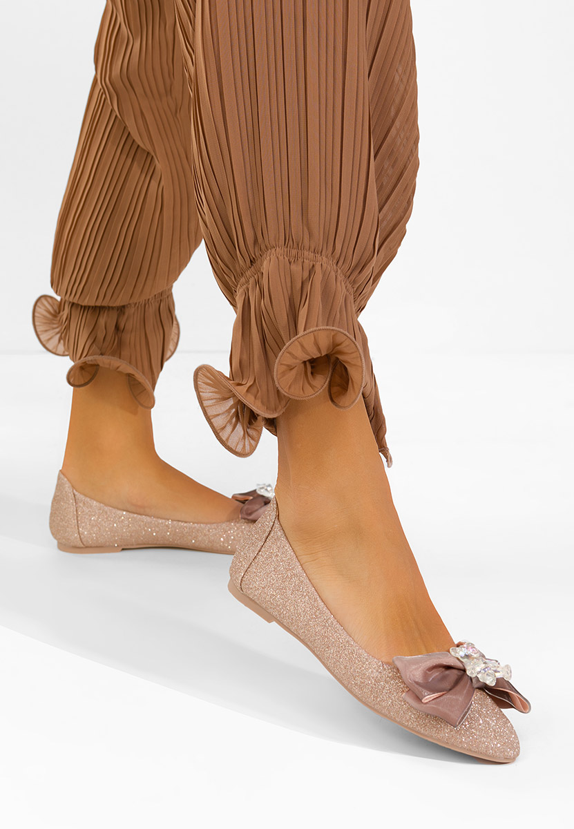 Balerini eleganti Adelyma champagne