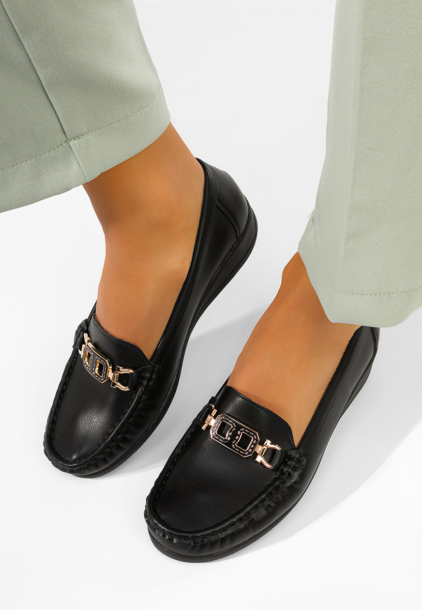 Mocasini dama Varalia negri