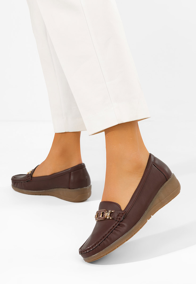 Mocasini dama Varalia grena