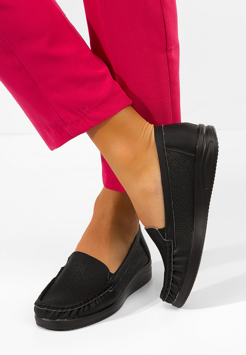 Mocasini dama Valelia negri