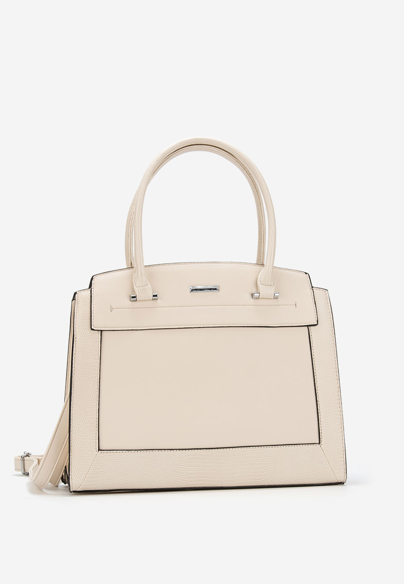 Geanta Office Silvia Rosa 8179 alba