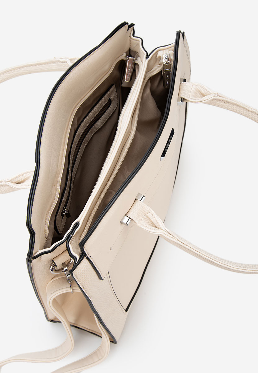 Geanta Office Silvia Rosa 8179 alba