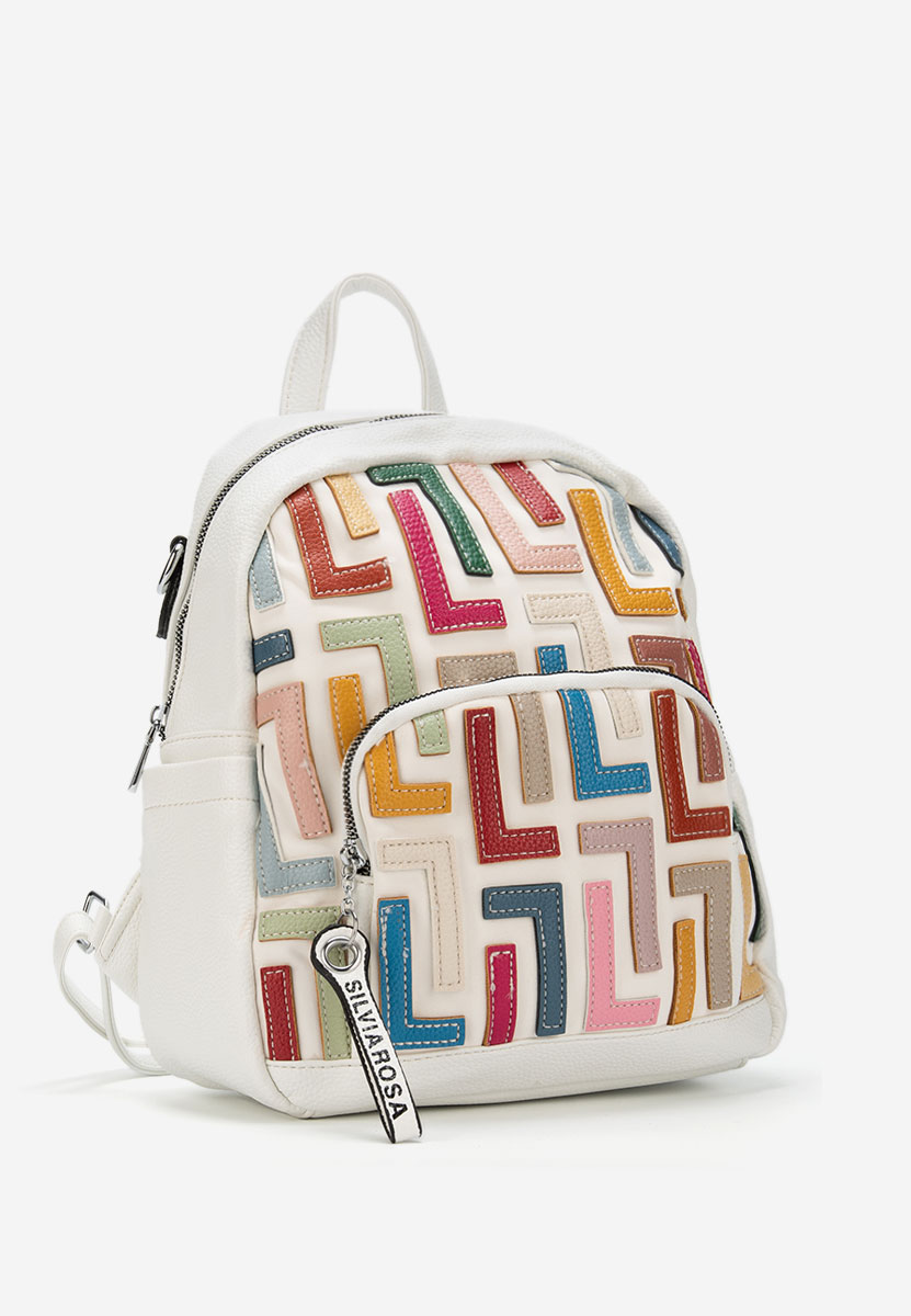 Rucsac dama Silvia Rosa 6128 alb