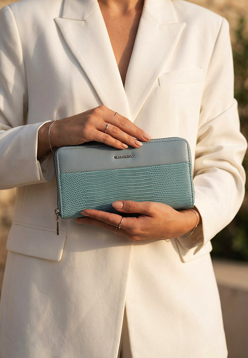 Portofel dama Silvia Rosa 3044 V2 albastru