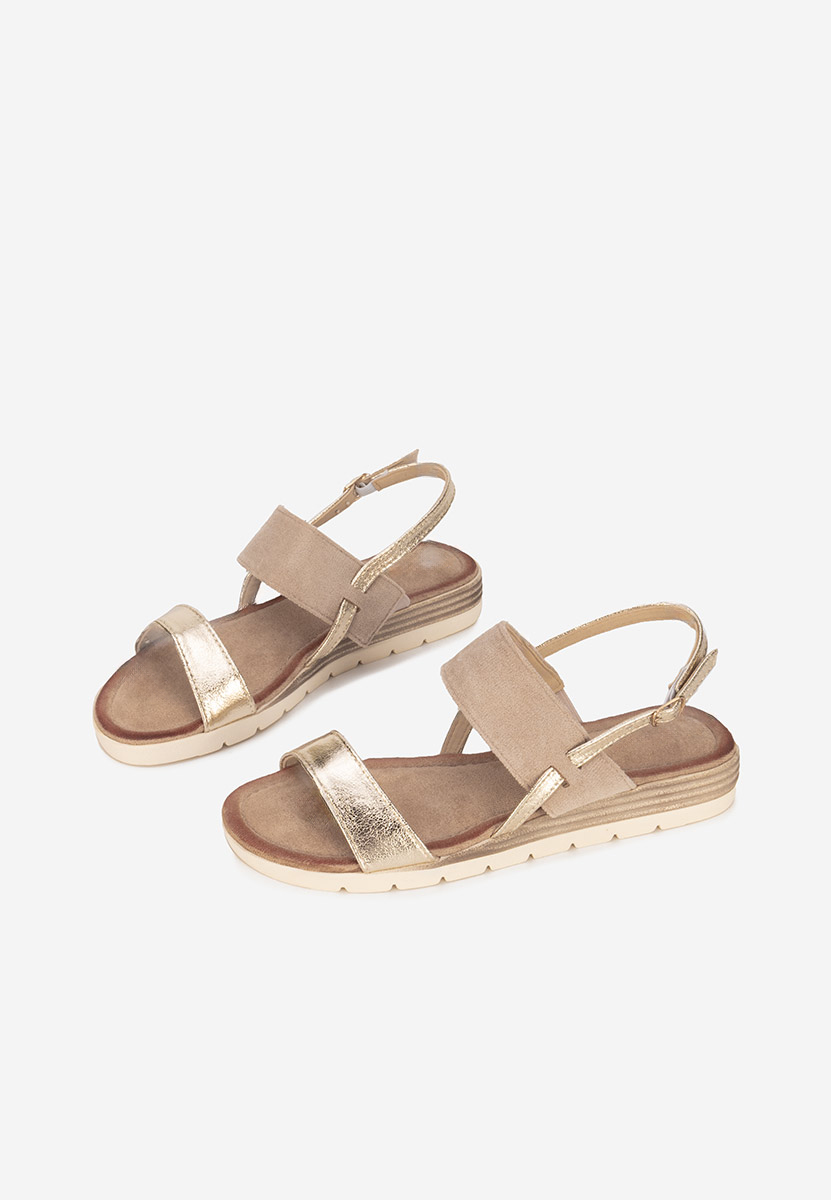Sandale cu talpa groasa Sheilla kaki