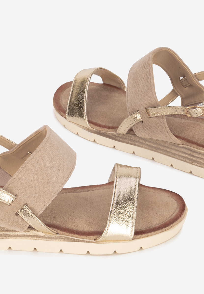 Sandale cu talpa groasa Sheilla kaki