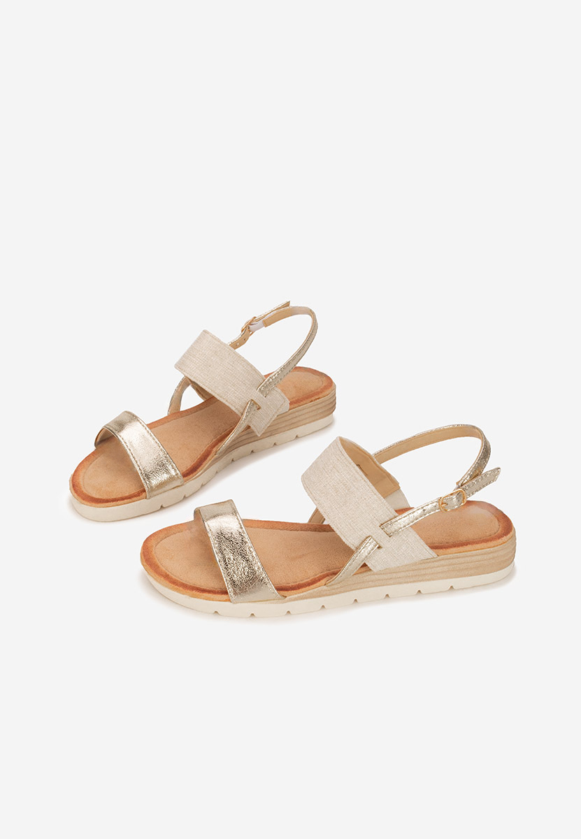 Sandale cu talpa groasa Sheilla bej