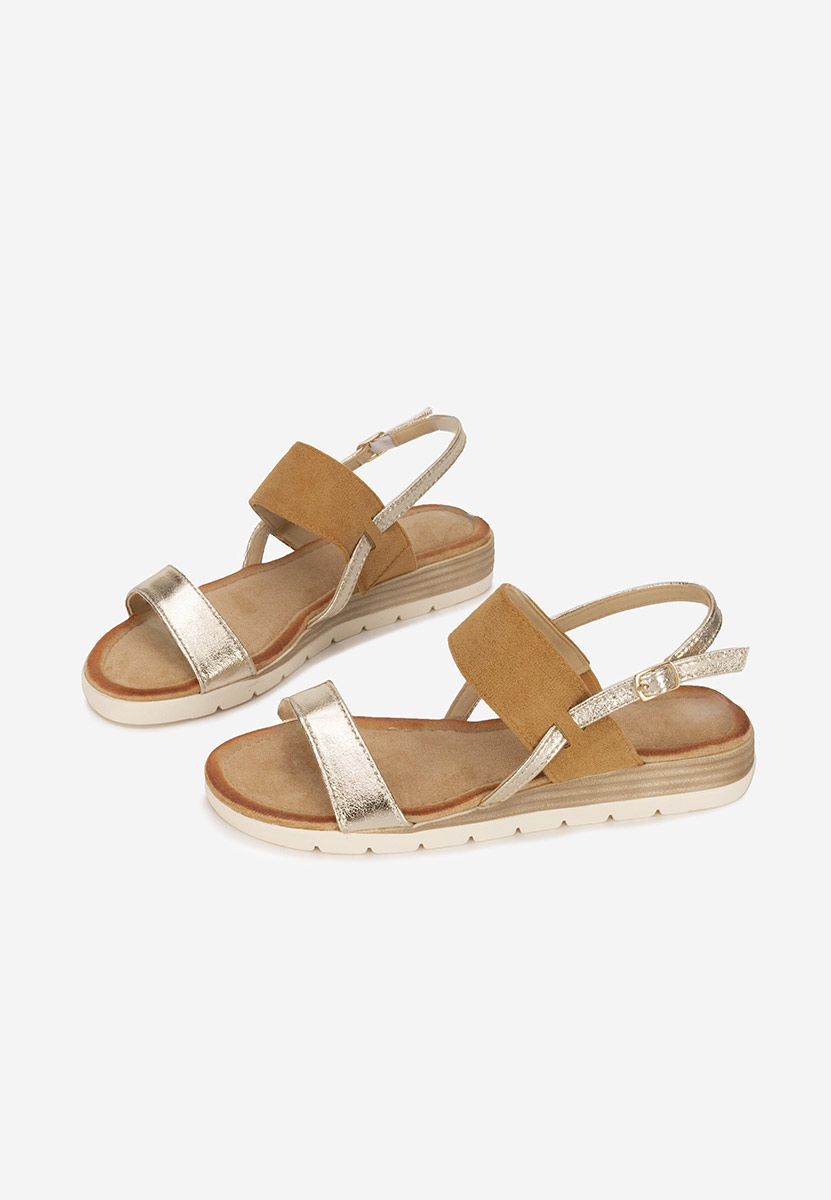 Sandale cu talpa groasa Sheilla camel