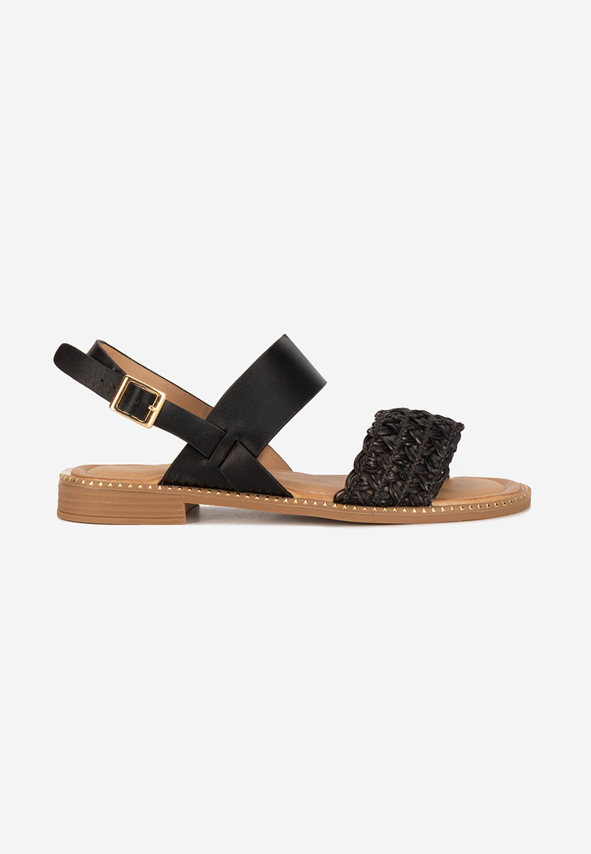 Sandale fara toc Axia negre
