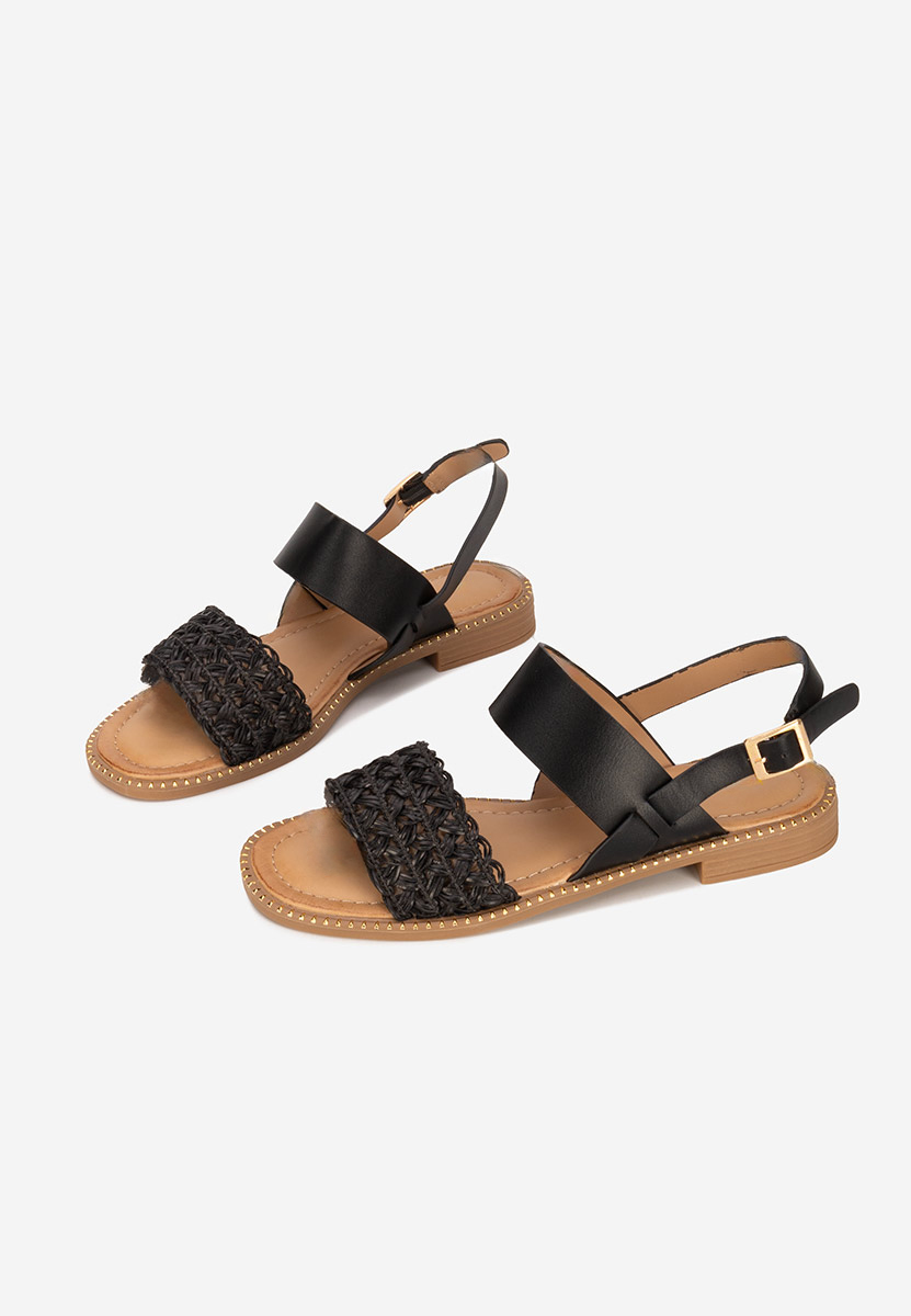 Sandale fara toc Axia negre