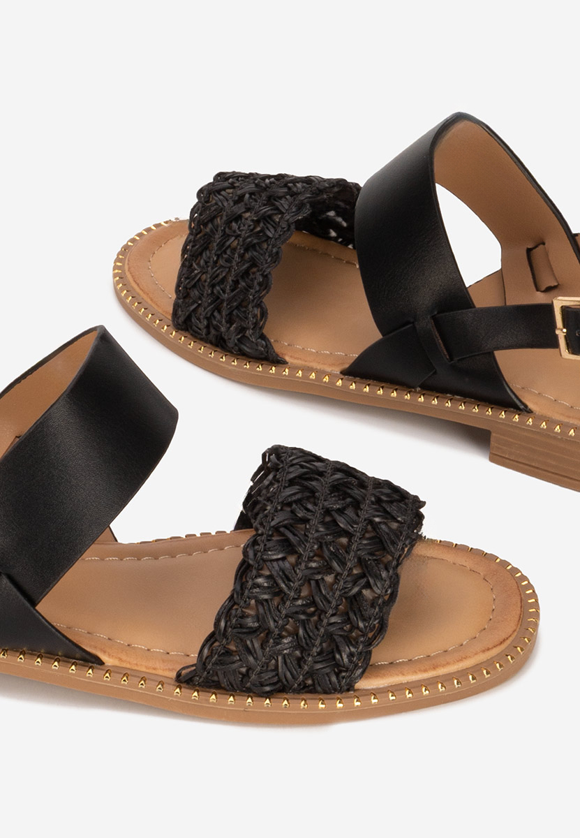 Sandale fara toc Axia negre