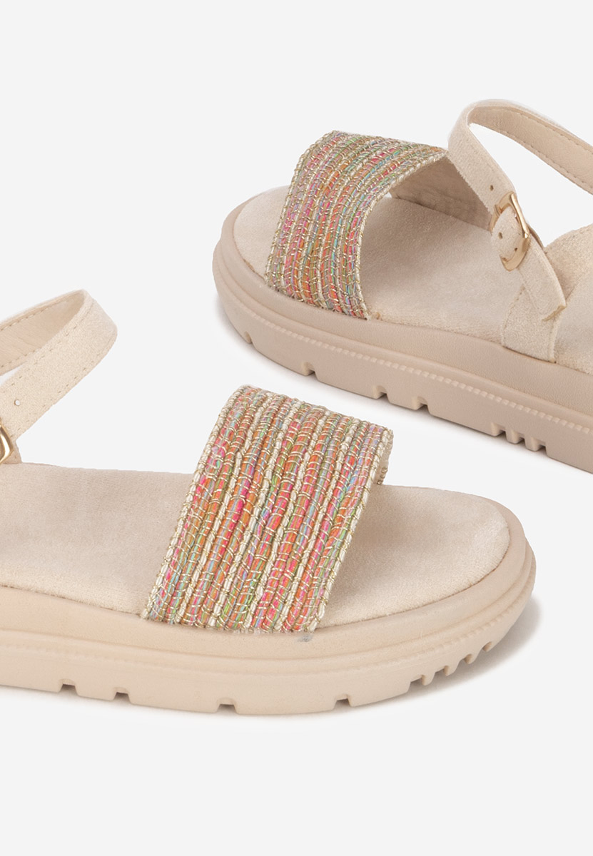 Sandale cu platformă Donetia multicolore