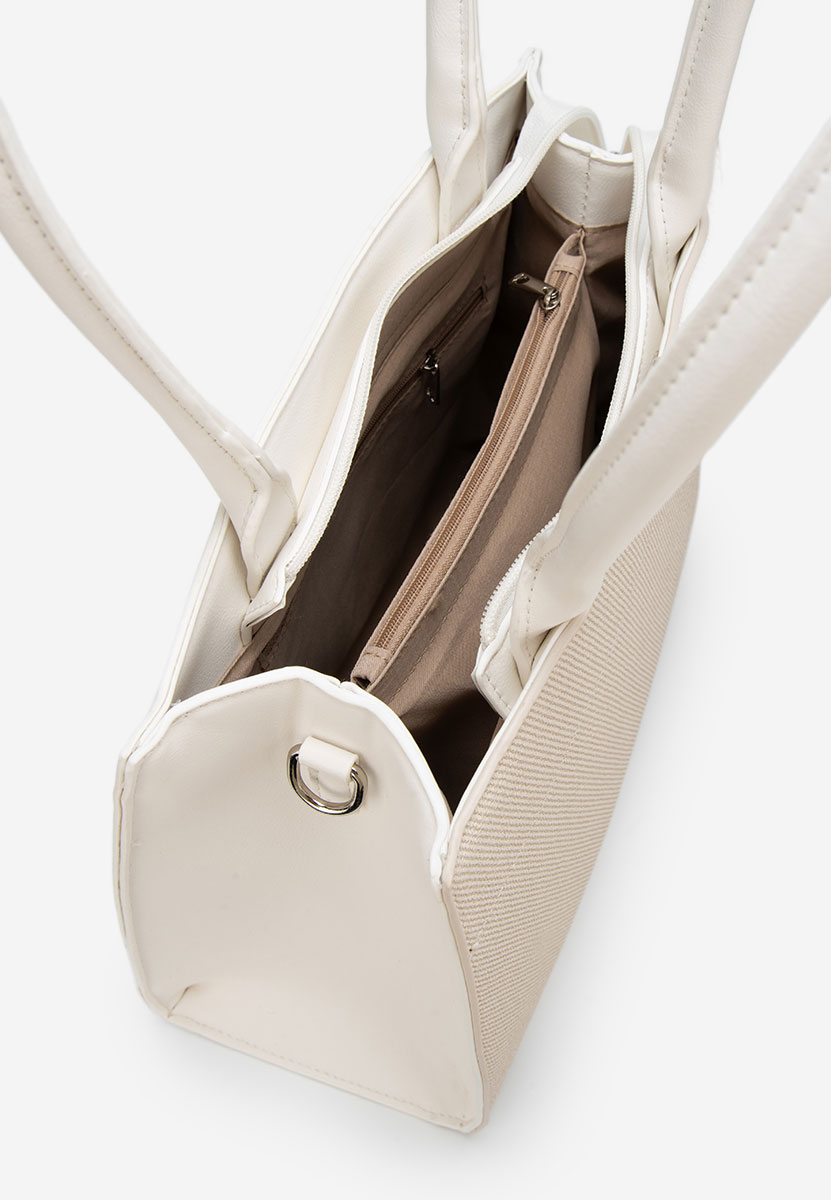 Geanta Office Jaylena alba