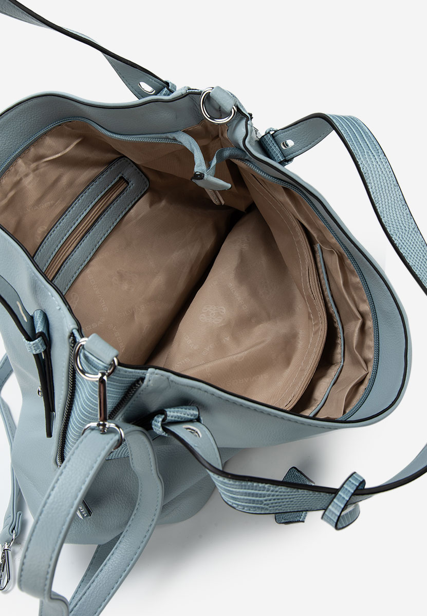 Geanta de mana Silvia Rosa 8256 albastra