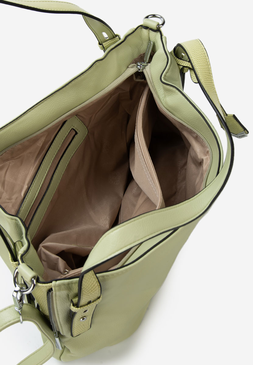 Geanta de mana Silvia Rosa 8256 verde