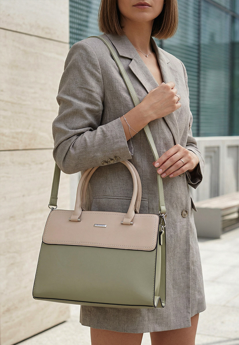 Geanta Office Silvia Rosa 6793 verde