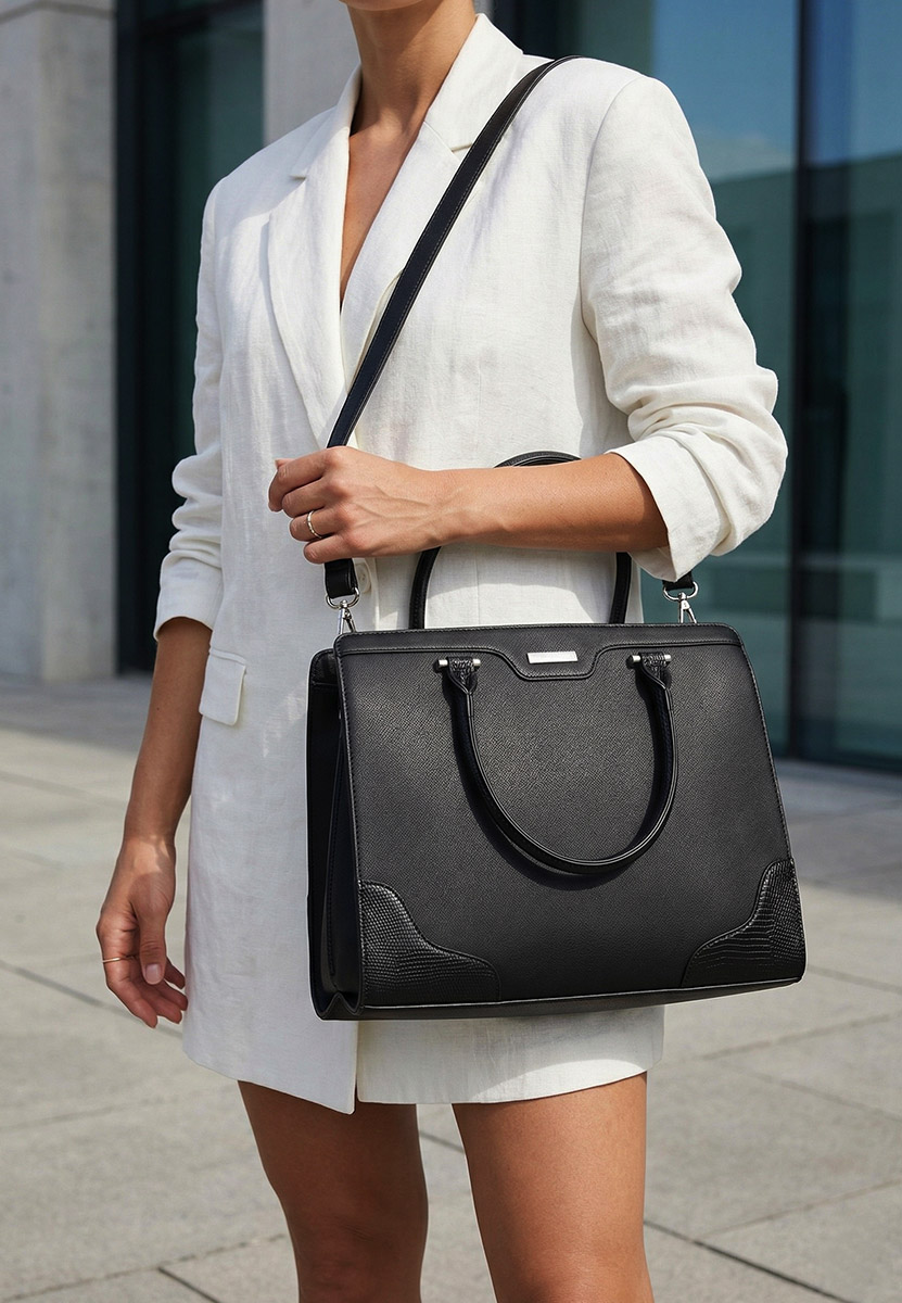 Geanta de mana Silvia Rosa 6926 neagra