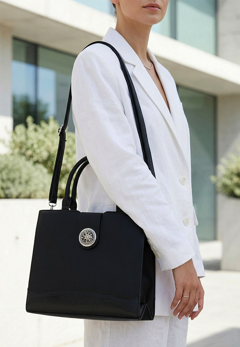 Geanta de mana Silvia Rosa 8040 neagra