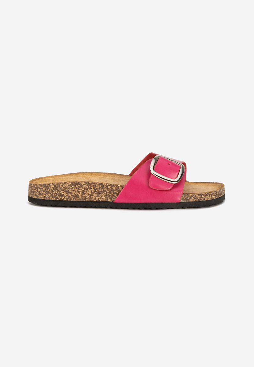 Papuci cu talpa groasa Evet V3 fucsia