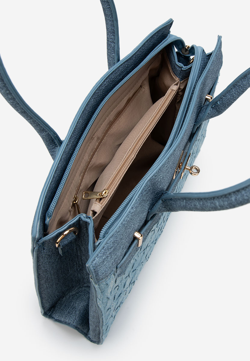 Geanta de mana Neoliana denim