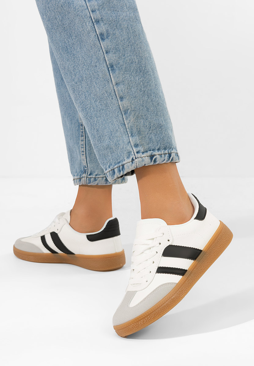 Sneakers dama Azurea albi