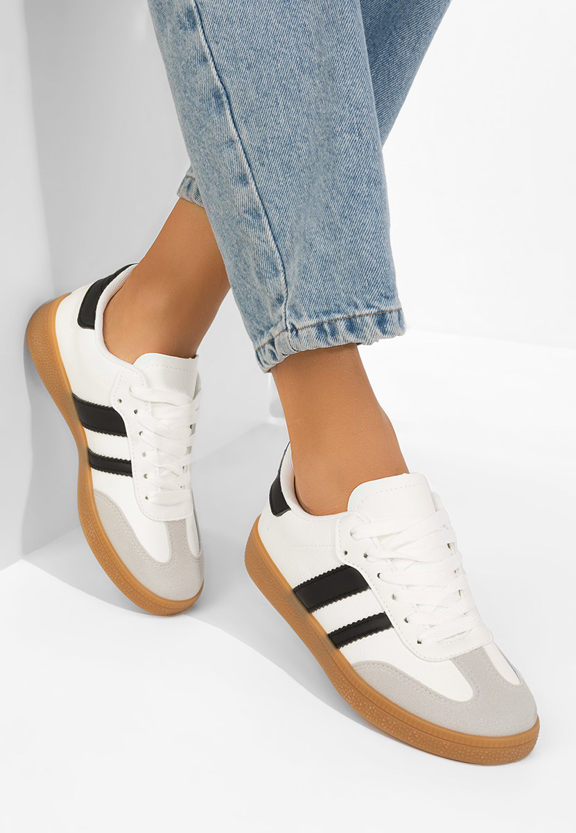 Sneakers dama Azurea albi