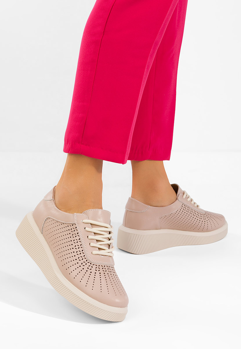 Sneakers dama piele Oleiana roz