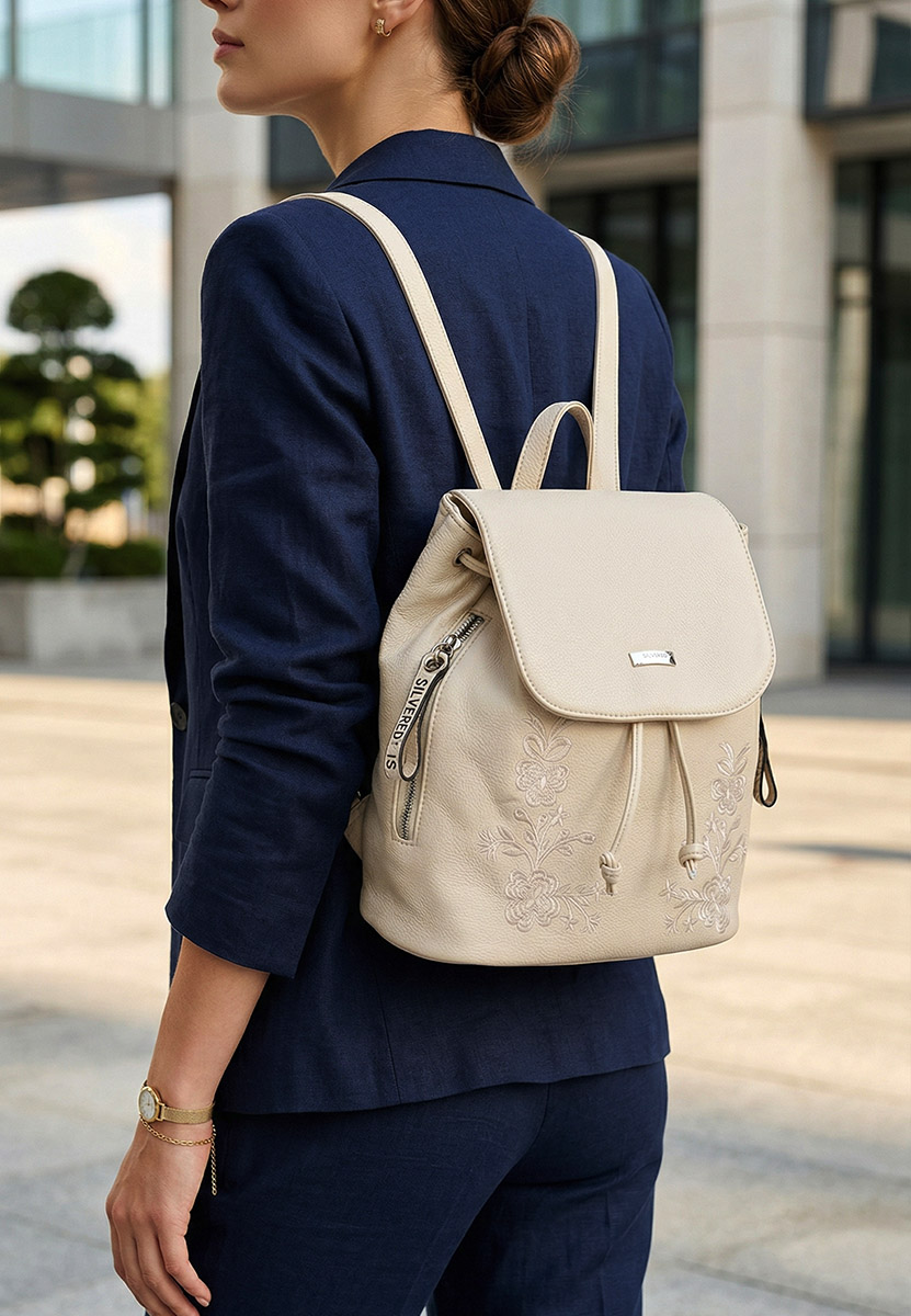 Rucsac dama Silvia Rosa 5700 bej