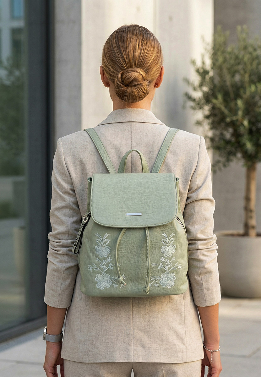 Rucsac dama Silvia Rosa 5700 verde