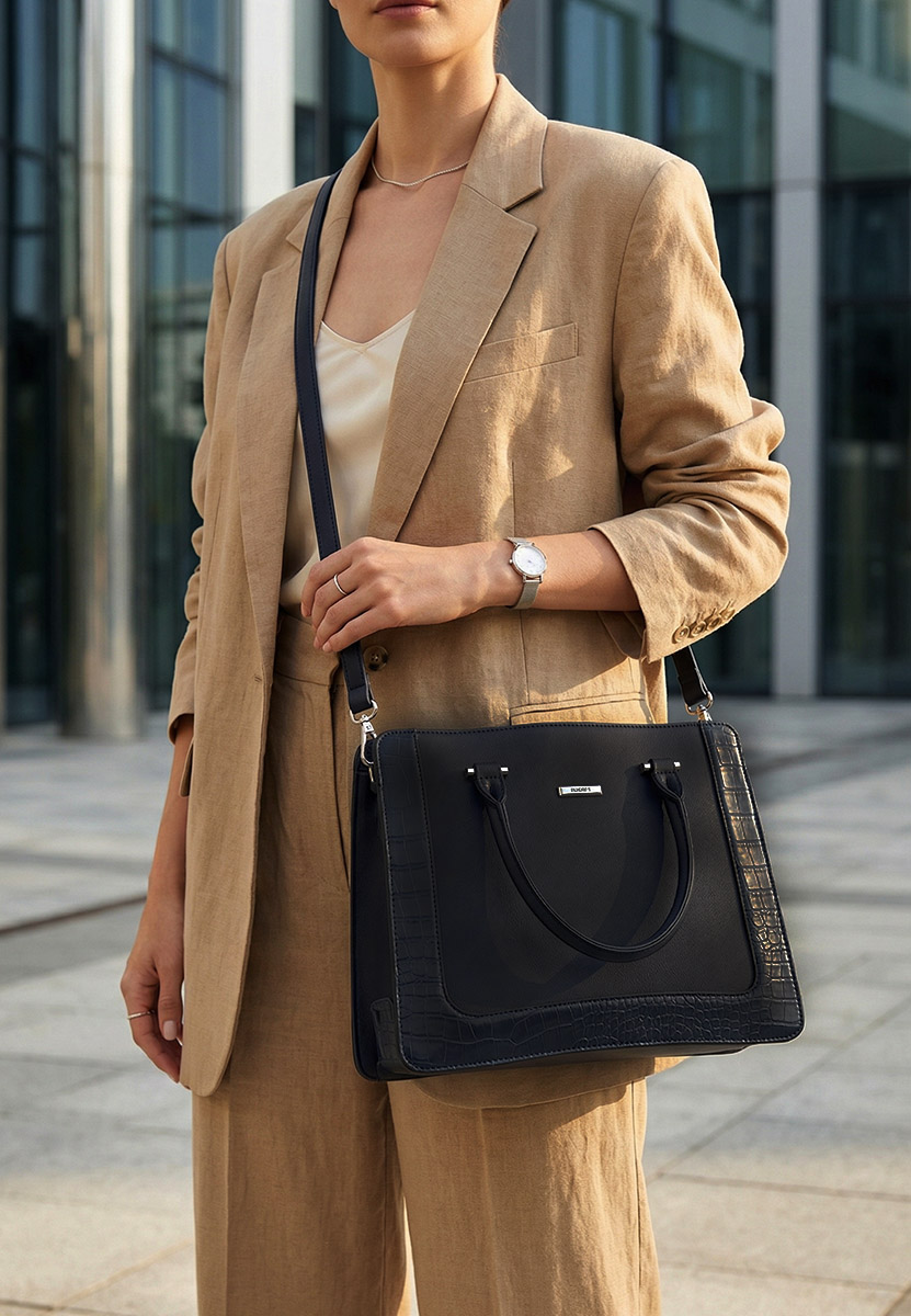 Geanta Office Silvia Rosa 8045 navy
