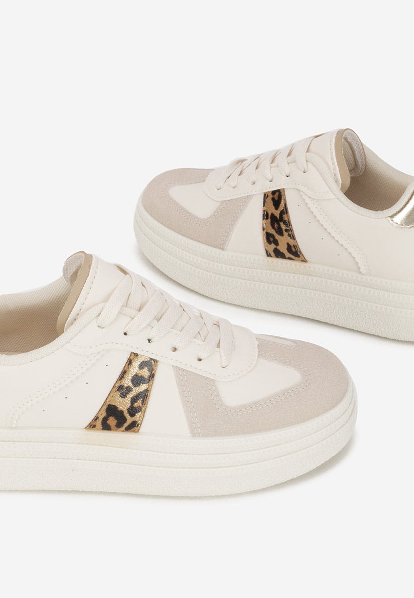 Sneakers cu platformă Serinia leopard