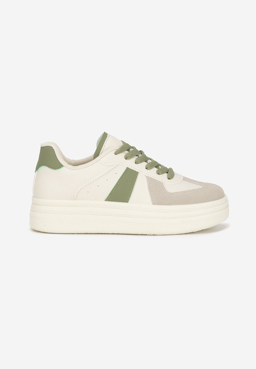 Sneakers cu platformă Serinia V2 albi