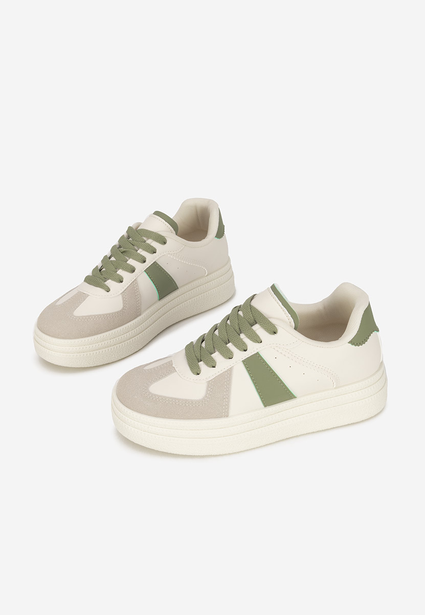 Sneakers cu platformă Serinia V2 albi