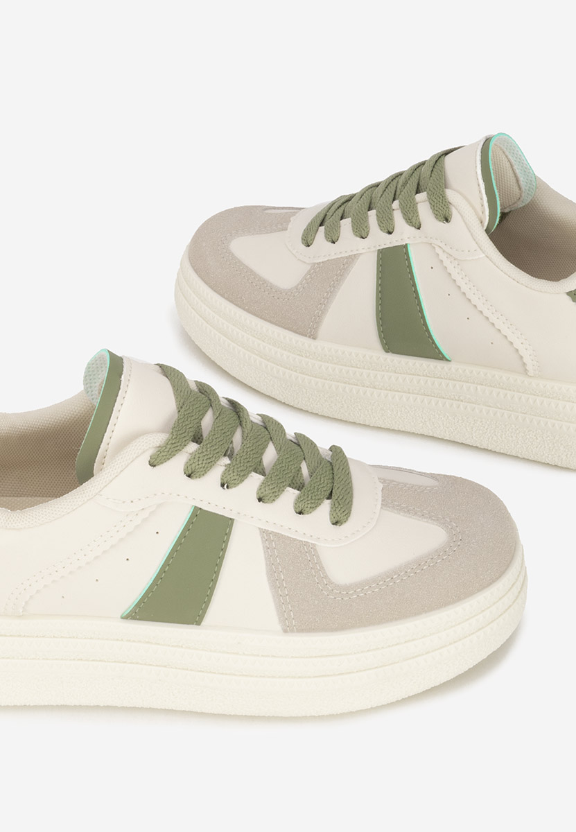 Sneakers cu platformă Serinia V2 albi
