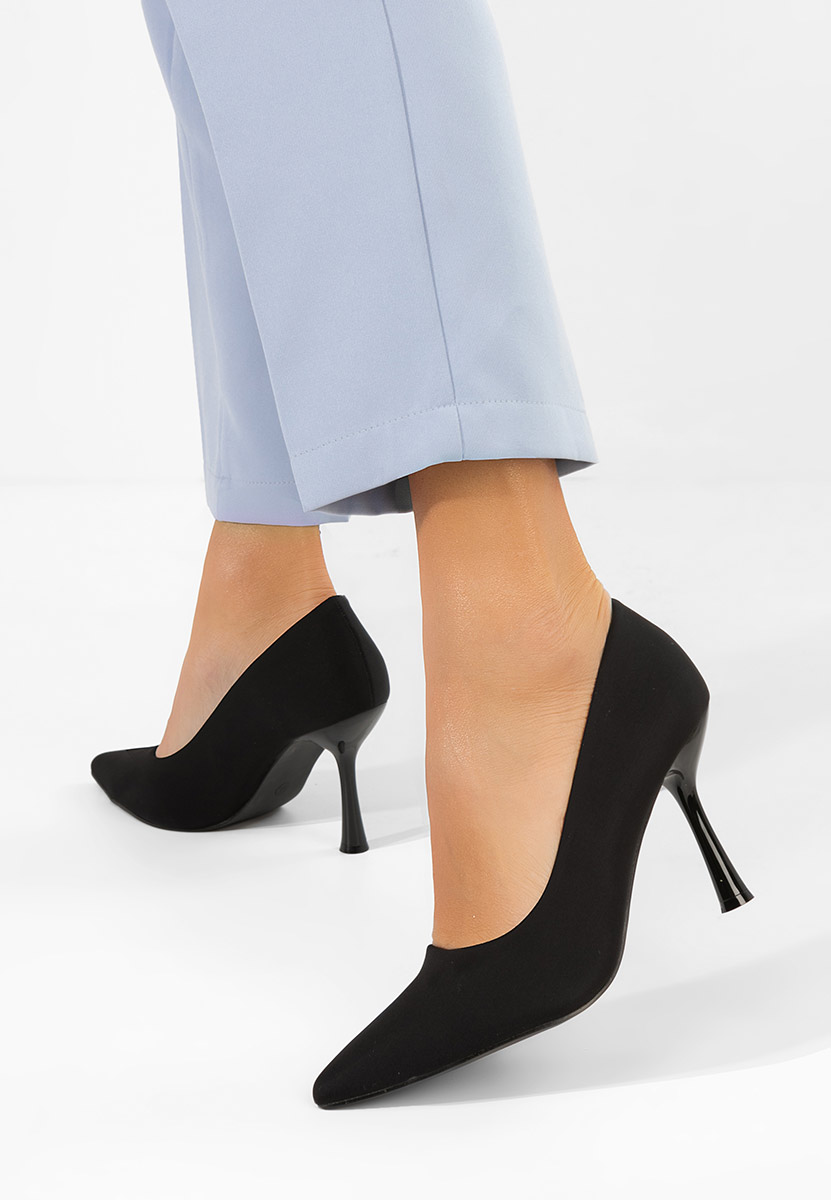 Pantofi cu toc stiletto Anuria negri