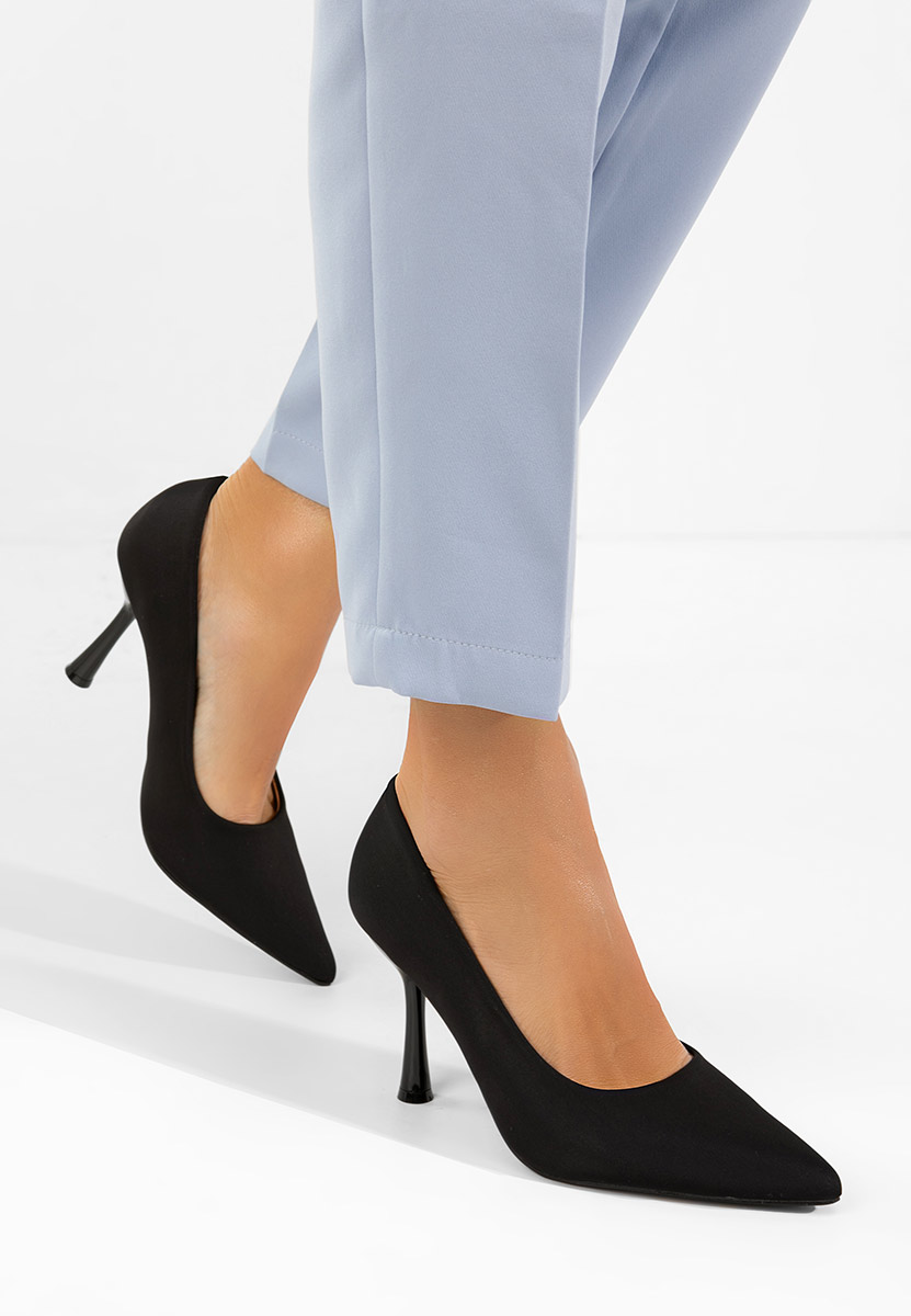 Pantofi cu toc stiletto Anuria negri